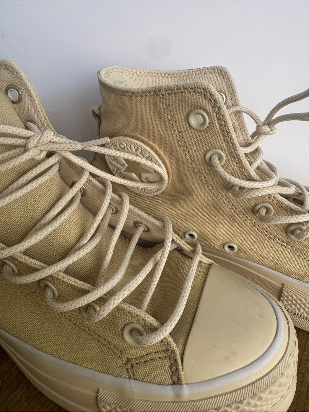 Converse High-Top Sneakers - Beige - Picture 6 of 6
